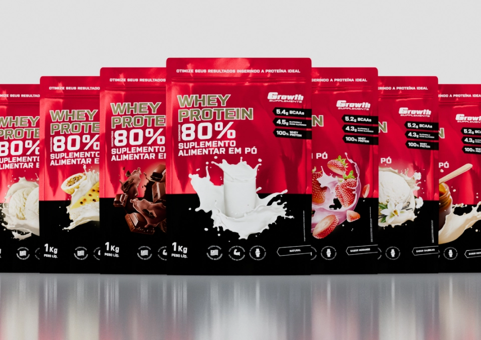 Whey Protein Concentrado - Growth Supplements