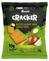 CRACKER BISCOITO SALGADO 50GR - GROWTH SUPPLEMENTS