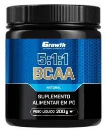 BCAA (5:1:1) (200g) (em pó) - Growth Supplements