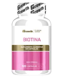 Biotina 120 cápsulas - Growth Supplements