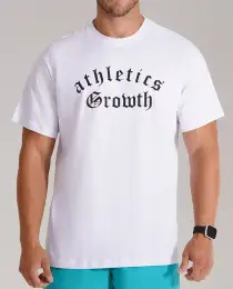 CAMISETA BRANCA ATHLETICS GROWTH GOT - GROWTH SUPPLEMENTS