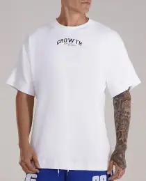 CAMISETA BRANCA GROWTH OVERSIZED ACHIEVEMENT - GROWTH SUPPLEMENTS