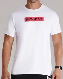 CAMISETA BRANCA GROWTH RED - GROWTH SUPPLEMENTS