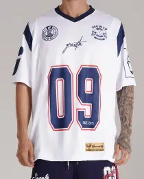 CAMISETA FUTEBOL AMERICANO BRANCA SINCE 2009 GROWTH - EDIÇÃO ESPECIAL