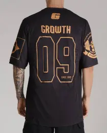 CAMISETA FUTEBOL AMERICANO PRETA SINCE 2009 GROWTH - EDIÇÃO ESPECIAL