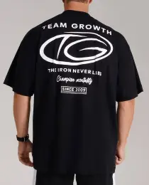 CAMISETA GROWTH OVERSIZED CHAMPION PRETA - GROWTH SUPPLEMENTS