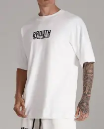 CAMISETA BRANCA GROWTH OVERSIZED ONE MORE REP - GROWTH SUPPLEMENTS