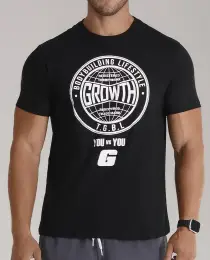 CAMISETA PRETA YOU VS YOU - GROWTH SUPPLEMENTS