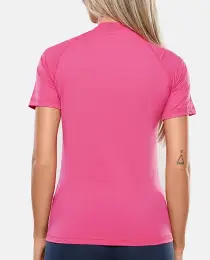 CAMISETA ROSA TÉRMICA SEGUNDA PELE GROWTH - GROWTH SUPPLEMENTS