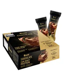 Chocolate com Whey Protein - Display C/ 8Un. - Growth Supplements