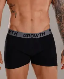 CUECA BOXER PRETA GROWTH PREMIUM - GROWTH SUPPLEMENTS