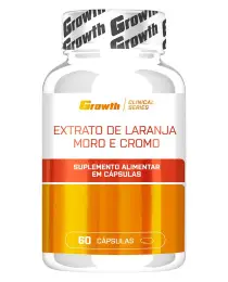 EXTRATO DE LARANJA MORO E CROMO 60SOFT - GROWTH SUPPLEMENTS