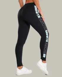 LEGGING PRETA AD RECORTE LOGO GROWTH