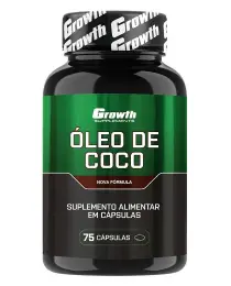 Óleo de Coco 75 softgel - Growth Supplements