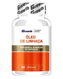 Óleo de Linhaça 60 Cápsulas - Growth Supplements