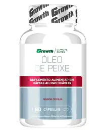 ÓLEO DE PEIXE SABOR CEREJA 60SOFT - GROWTH SUPPLEMENTS