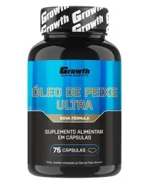 Óleo de Peixe Ultra (75 softgel) - Growth Supplements