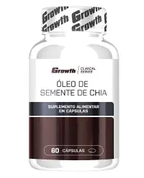 ÓLEO DE SEMENTE DE CHIA 60 CÁPS - GROWTH SUPPLEMENTS