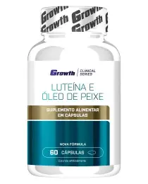 Luteína e Óleo de peixe 60 cápsulas - Growth Supplements