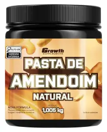 Pasta de Amendoim Integral Torrado 1kg - Growth Supplements