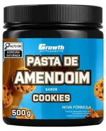 Pasta de Amendoim Sabor Cookies 500g - Growth Supplements