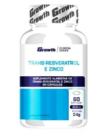 RESVERATROL E ZINCO 60SOFT - GROWTH SUPPLEMENTS