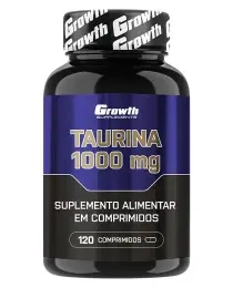 Taurina 1000mg 120 comprimidos - Growth Supplements