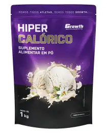 (TOP) Hipercalórico (sabor baunilha) (1KG) - Growth Supplements