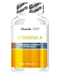 VITAMINA A 60 CÁPS - GROWTH SUPPLEMENTS