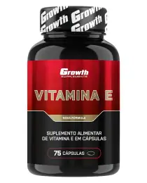 Vitamina E (75caps) - Growth Supplements