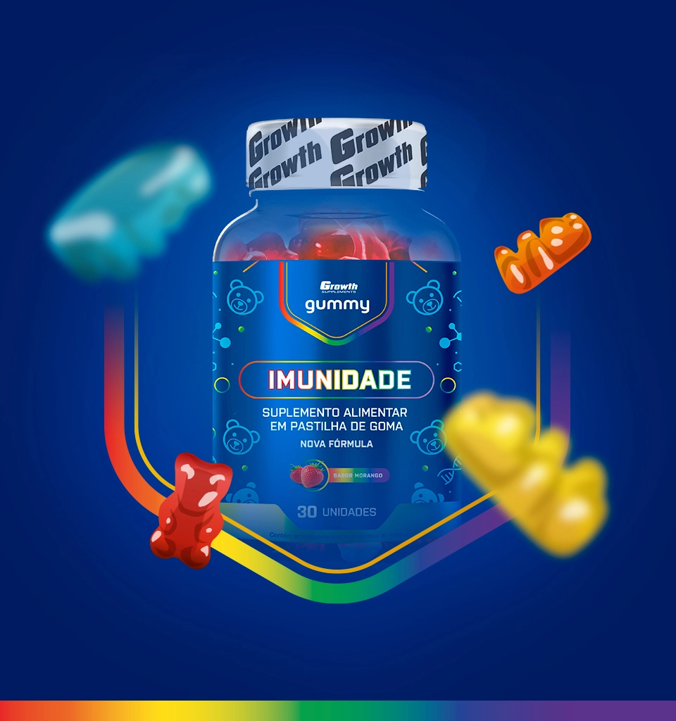 Saiba mais sobre o Gummy Imunidade da Growth Supplements