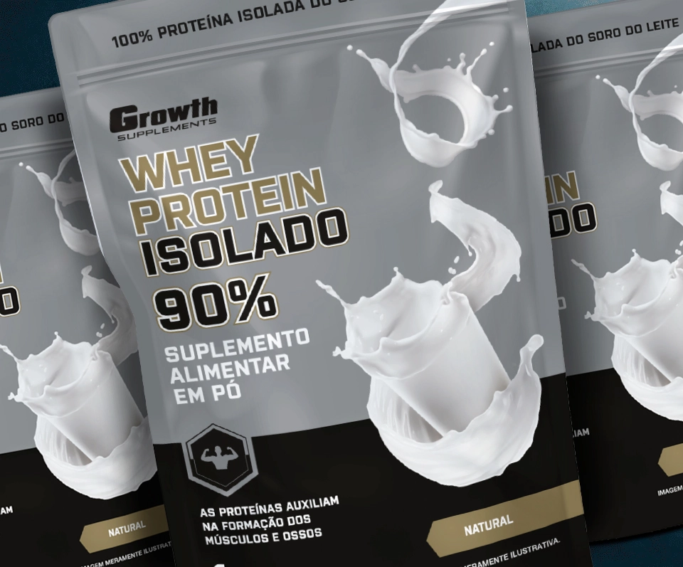 Whey Protein Isolado Chocolate Growth Supplements