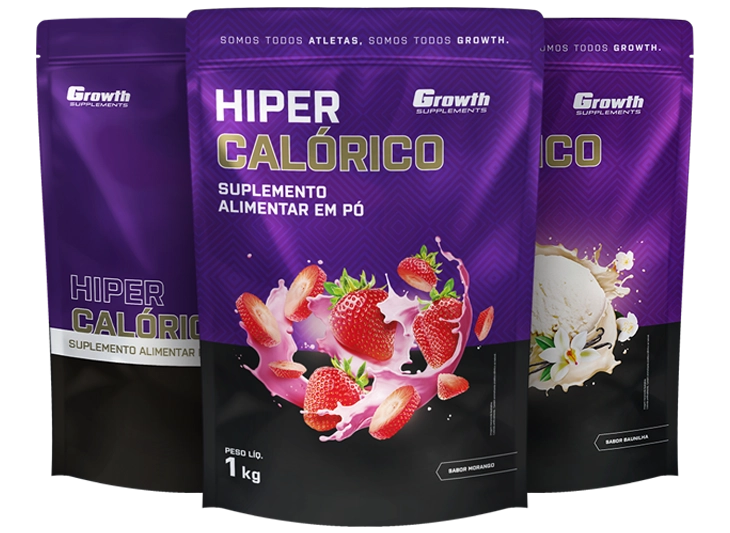 O que é hipercalórico? Growth Supplements