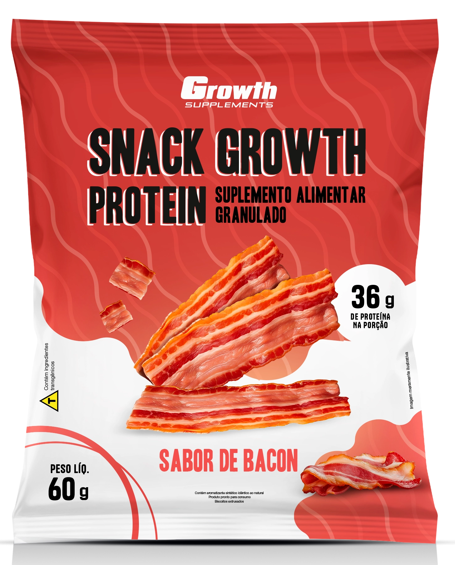 Snack Growth Protein sabor bacon