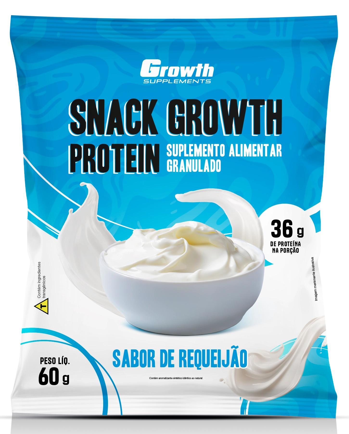 Snack Growth Protein sabor requeijão