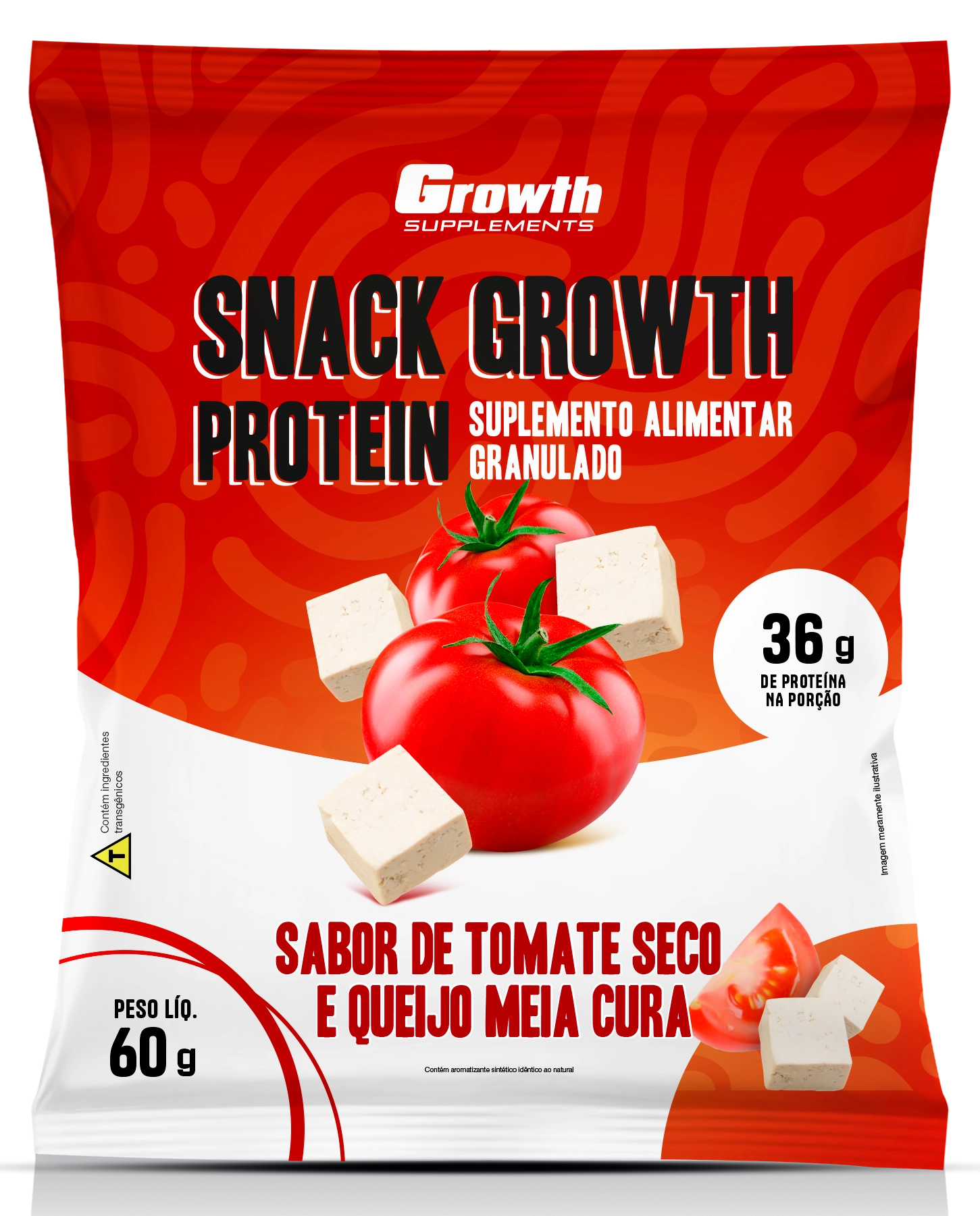 Snack Growth Protein sabor tomate