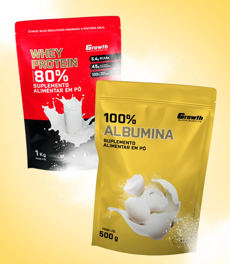 ALBUMINA OU WHEY PROTEIN, QUAL O MELHOR? Growth Supplements